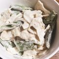 akmix☻'s cooksnap of when they made 蓮根とスナップエンドウのおかずサラダ♪.