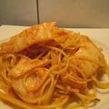 blooklyn's cooksnap of when they made ベーコンキムチパスタ.