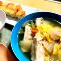 あゆみ0814's cooksnap of when they made 冷凍餃子スープ.