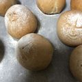 aimaimiiy's cooksnap of when they made 全粒粉の丸パン*自家製天然酵母で.