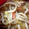 momoshu's cooksnap of when they made 生姜が効いた☆白菜と豆腐のあんかけうどん.