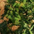 じぇっとくん's cooksnap of when they made 大根の葉と豚ひき肉の炒め物.