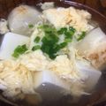amileamila's cooksnap of when they made ふわふわ～♡お麩と卵のお吸い物.