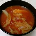WHHW☆'s cooksnap of when they made 【簡単】トマト缶でスープ【冬はコレ！】.