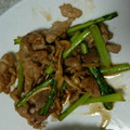 まな姫's cooksnap of when they made かぶの葉と豚肉のオイスターバター炒め.
