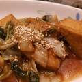 Jackie1202's cooksnap of when they made 簡単朝食♡副菜厚揚げと白菜焼肉のたれ炒め.