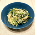 RIEK♡K♡'s cooksnap of when they made 小松菜と油揚げのクリーム煮.