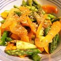モケ缶's cooksnap of when they made アスパラとおかかのポン酢和え.