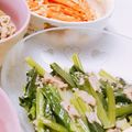 どいあん's cooksnap of when they made 小松菜とツナのポン酢あえ.
