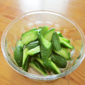 pali's cooksnap of when they made 我が家の＊きゅうりのわさび漬け.