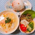 yesmama's cooksnap of when they made チンゲン菜と小エビの和え物.