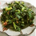 ☆Rokko☆'s cooksnap of when they made 簡単♪常備菜に！大根の葉(茎)ゴマ油炒め.