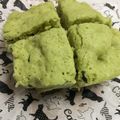 あ〜の's cooksnap of when they made レンジで簡単＊HMで抹茶と黒豆のケーキ.