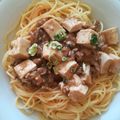 ☆うさきちさん☆'s cooksnap of when they made ﾘﾒｲｸ!!麻婆豆腐パスタ.