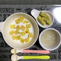 koritori's cooksnap of when they made 簡単！手づかみ離乳食！コロコロさつまいも.