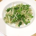 クックパッドごはん部's cooksnap of when they made もやしと水菜のゴマサラダ.