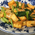 happy0216's cooksnap of when they made ☆簡単☆キムチと厚揚げ炒め.