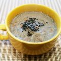 あーこ姐's cooksnap of when they made 玉ねぎと納豆の黒胡麻豆乳スープ.