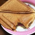 ミルクめろん's cooksnap of when they made あんこのホットサンド.
