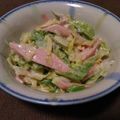ばっしゃん's cooksnap of when they made 魚肉ソーセージとキャベツの辛子マヨサラダ.