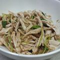 サーフブレイド's cooksnap of when they made さっぱり☆鶏むね肉と三つ葉の梅干和え.