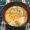 miwayonのリピ's cooksnap of when they made ☆ひとりごはん☆餃子の皮でタンメン風.