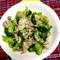 まりのー's cooksnap of when they made 簡単☆ブロッコリーと豚肉のあっさり和え.