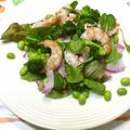 おはなすき's cooksnap of when they made エビと枝豆・ベビーリーフのサラダ♪.