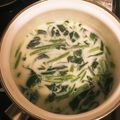 Memamaa's cooksnap of when they made 簡単！ほうれん草の豆乳味噌スープ.
