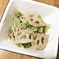 ☆やじるし星人☆'s cooksnap of when they made れんこんとキャベツの胡麻醤油マヨサラダ♪.