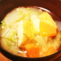 sumemiya's cooksnap of when they made さつま揚げとたっぷり野菜のお味噌汁.