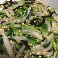 ここあゆまなりん's cooksnap of when they made 味見が止まらない！大根と豆苗のナムル.