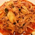 しょこしろ's cooksnap of when they made 余り物のキムチで!簡単キムチ炒め.