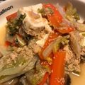kitttan77's cooksnap of when they made 豆腐と白菜の明太子あんかけ.