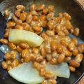 nosso's cooksnap of when they made 納豆に✿おでんの大根♪.