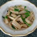 栗丸うさぎ's cooksnap of when they made シンプル＊簡単＊大根のごま油炒め.