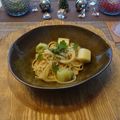 melmarilyn's cooksnap of when they made 長ねぎとゴルゴンゾーラのパスタ.