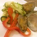 よし坊's cooksnap of when they made ズッキーニとカラフル野菜のボンゴレ.