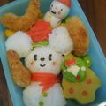 れおいち's cooksnap of when they made キャラ弁に☆枝豆で☆クリスマスリース☆.