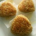 umi☆neco's cooksnap of when they made 余ったご飯でお店の焼おにぎり.