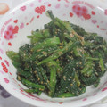 ここみ☆ゆりあママ's cooksnap of when they made 青菜の胡麻和え.