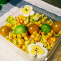 R1NR1N's cooksnap of when they made お弁当に♪ちょっと可愛いお花たまご.