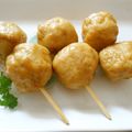 やっちーさん's cooksnap of when they made おせちに鶏ミンチれんこんボールの甘辛だれ.