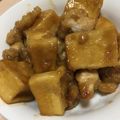 クックD17PMV☆'s cooksnap of when they made 鶏肉と高野豆腐の揚げ煮.