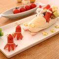 アツカ's cooksnap of when they made キャラ弁☆パスタでトナカイの角.