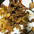 すみっこまま's cooksnap of when they made 牛切り落とし肉とかぶの胡麻味噌炒め.