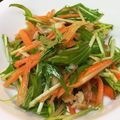卵せんべい's cooksnap of when they made にんじんと水菜のさっぱりサラダ.