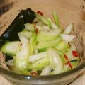 スワンキー's cooksnap of when they made ピリ辛セロリの浅漬け.