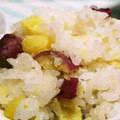 ももも02's cooksnap of when they made 超簡単 さつまいもご飯.