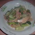 Jock's cooksnap of when they made マジうまい！青梗菜ときのこのオイマヨ炒め.